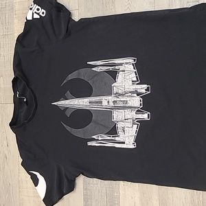 Star Wars Adidas X Wing Fighter TShirt Men's Med